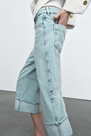 Джинсы капри со средней посадкой — ZW COLLECTION- Заказать в России