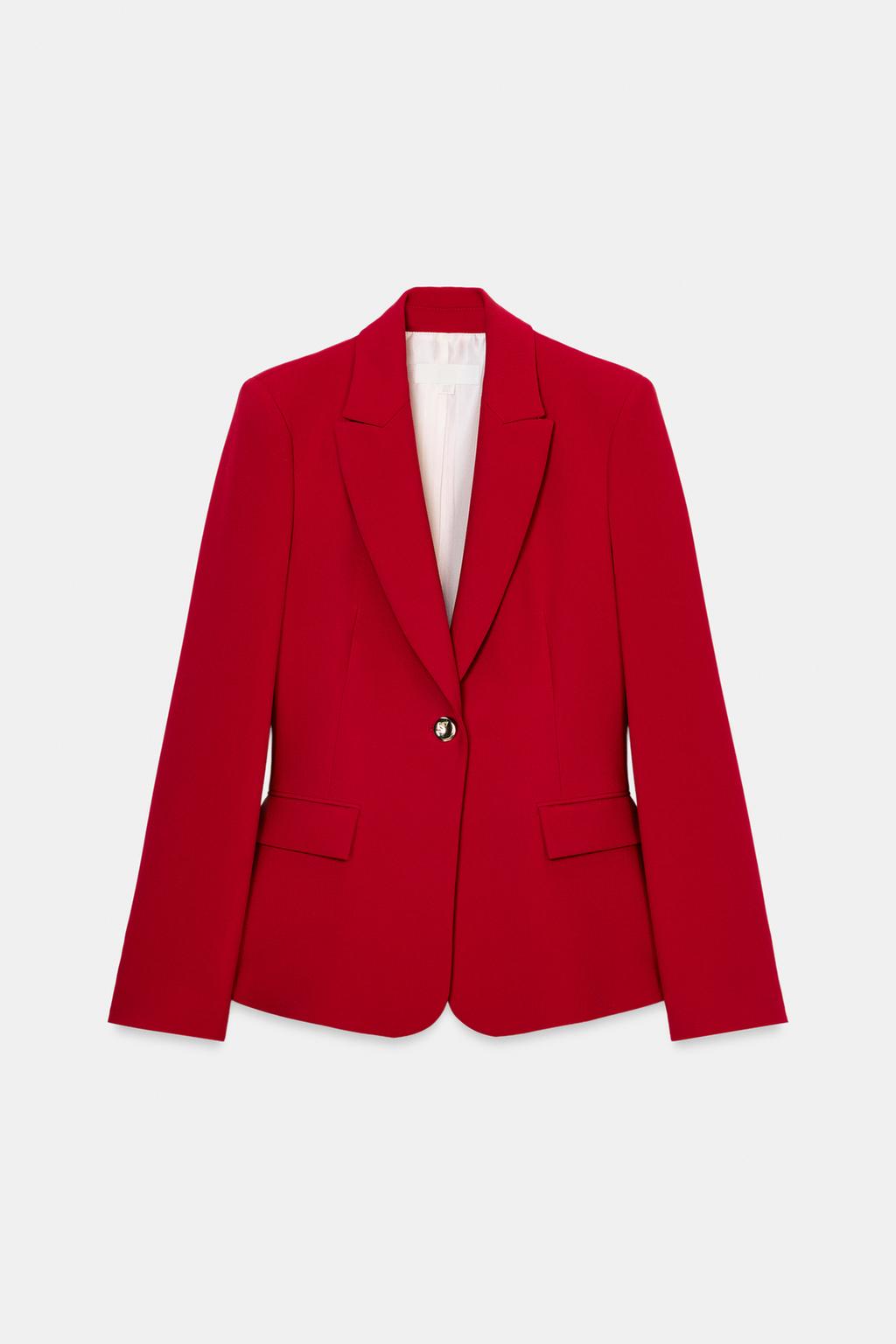 ПРИТАЛЕННЫЙ БЛЕЙЗЕР С ПОДПЛЕЧНИКАМИ