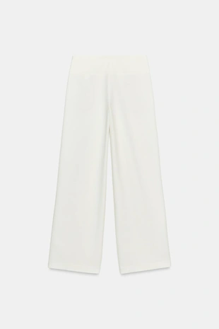 Брюки прямого кроя с низкой посадкой- Заказать в России