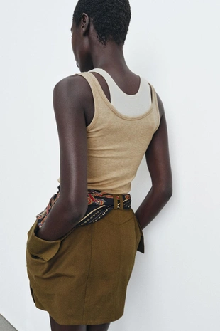 Топ с двойными бретелями- Заказать в России