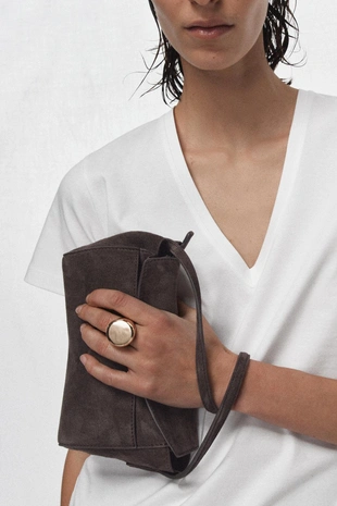 Мини-сумка из кожи- Заказать в России