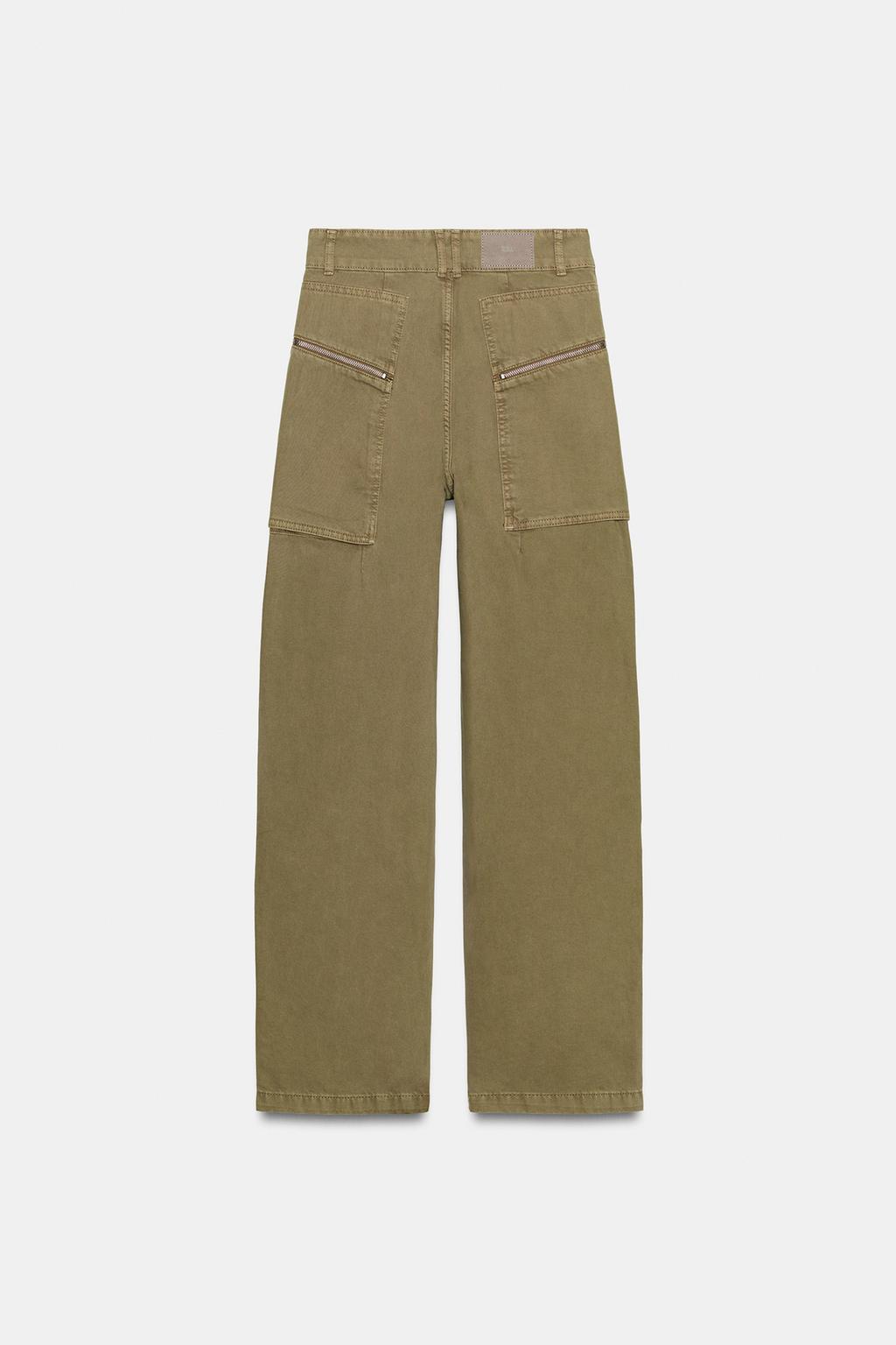 ДЖИНСЫ Z1975 КАРГО СО СРЕДНЕЙ ПОСАДКОЙ И МОЛНИЯМИ