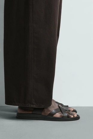 Сандалии с ремешками- Заказать в России