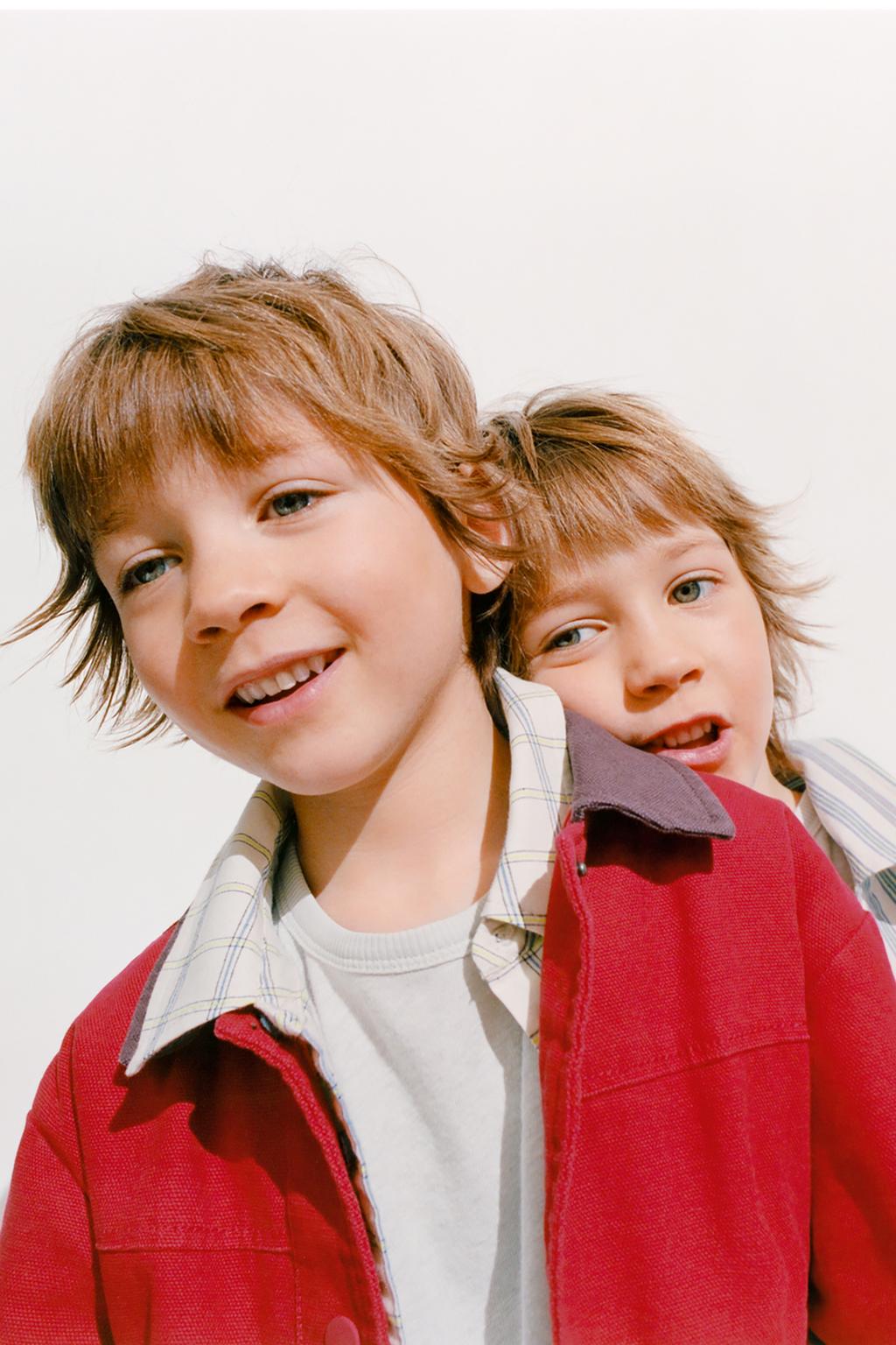 ZARA TIMELESS - ХЛОПКОВАЯ КУРТКА С КОНТРАСТНЫМ ВОРОТНИКОМ