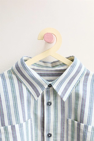 ZARA TIMELESS - рубашка в полоску с карманом- Заказать в России