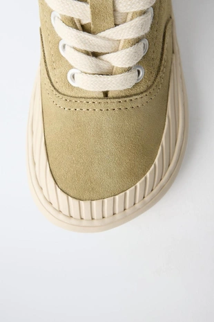 Кожаные кеды- Заказать в России