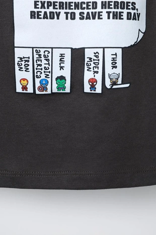 Футболка с принтом THE AVENGERS © MARVEL- Заказать в России