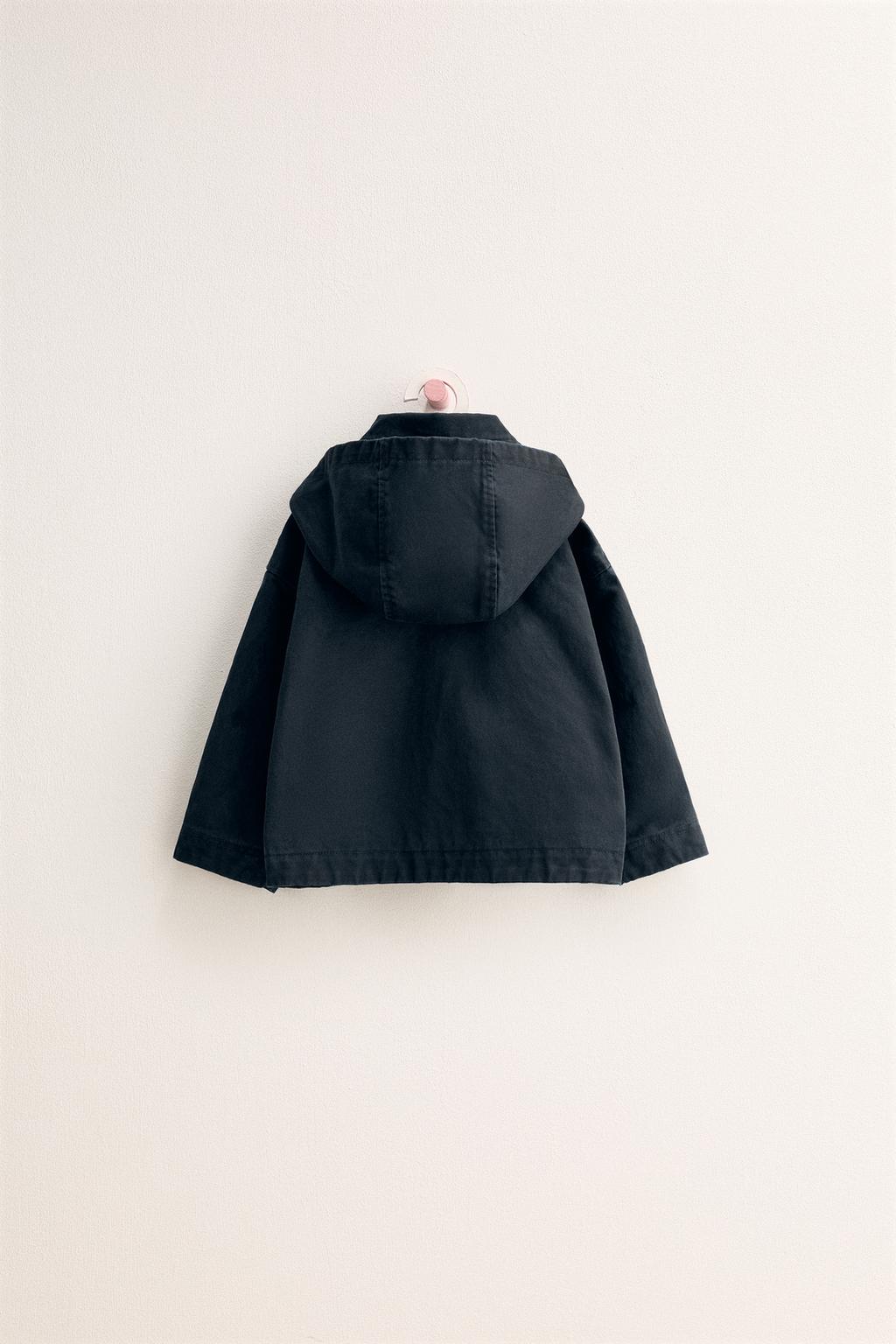 ZARA TIMELESS — КУРТКА С ВОЩЕНЫМ ПОКРЫТИЕМ И СЪЕМНЫМ КАПЮШОНОМ