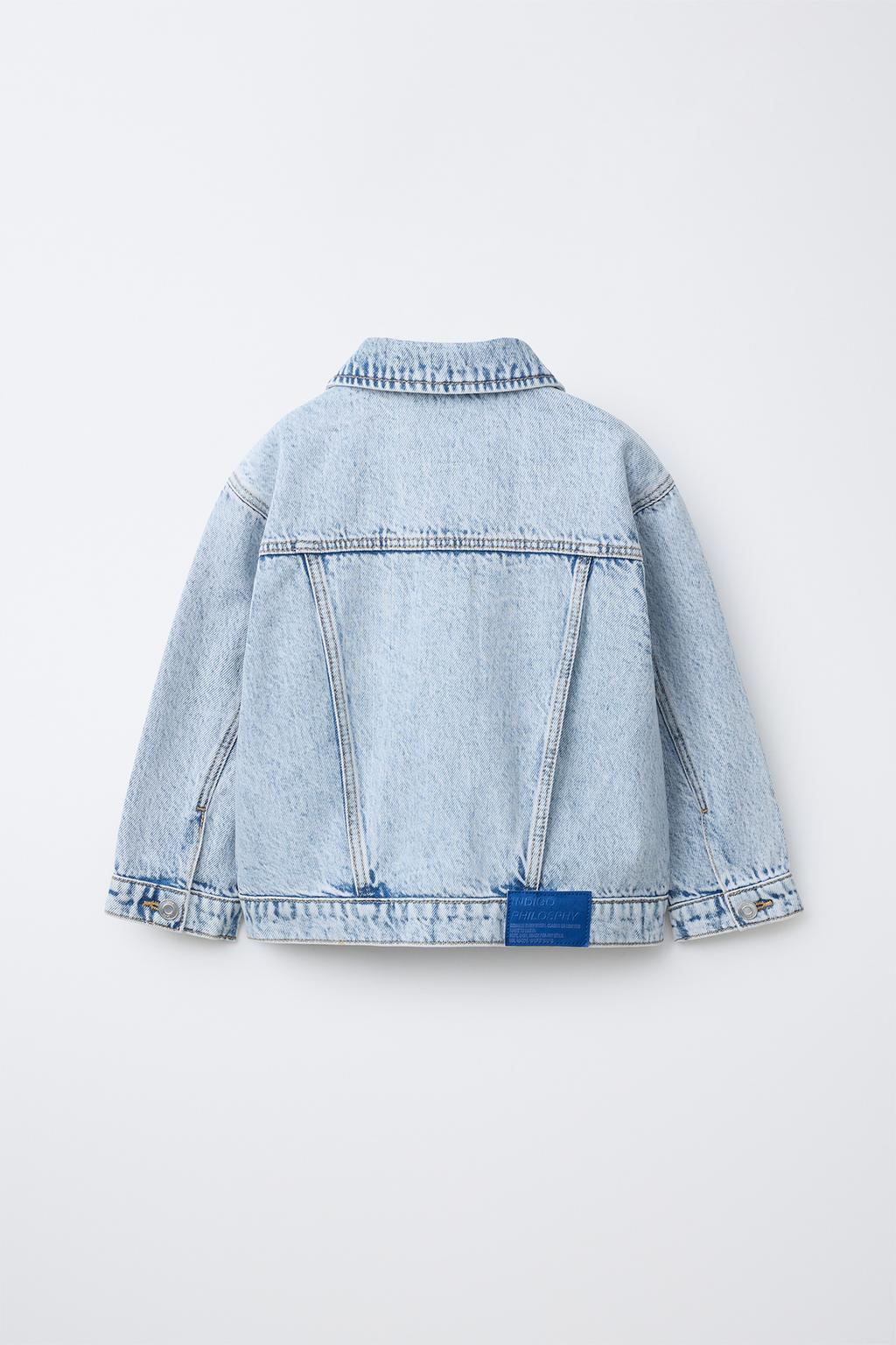ДЖИНСОВАЯ КУРТКА С ЭТИКЕТКОЙ