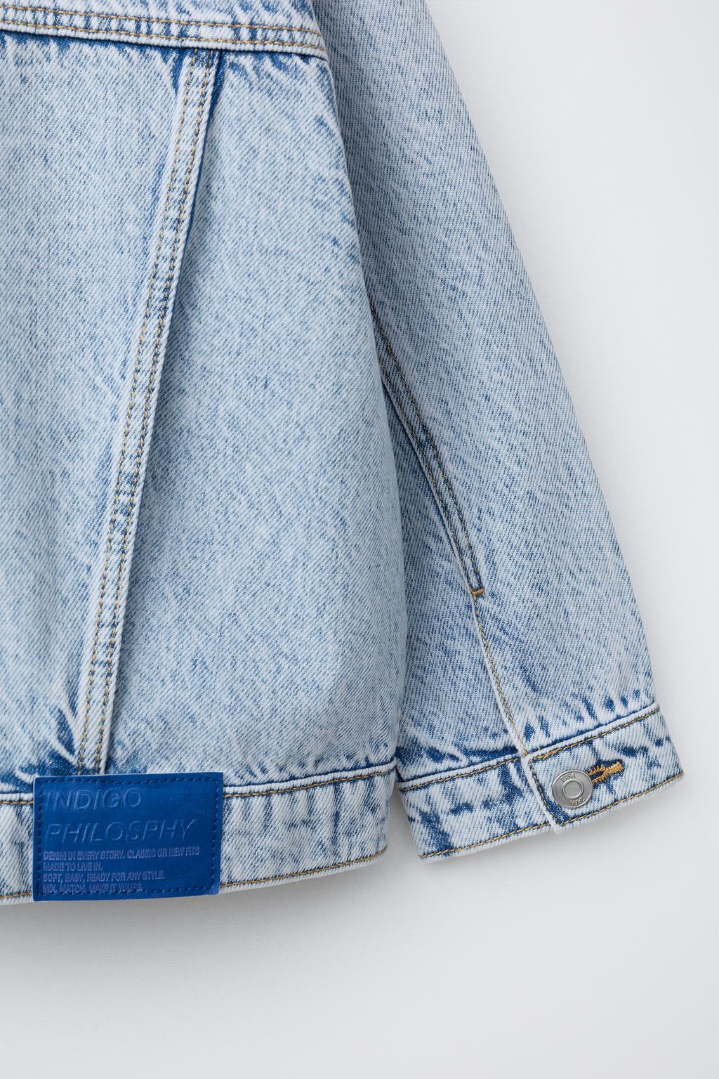 ДЖИНСОВАЯ КУРТКА С ЭТИКЕТКОЙ