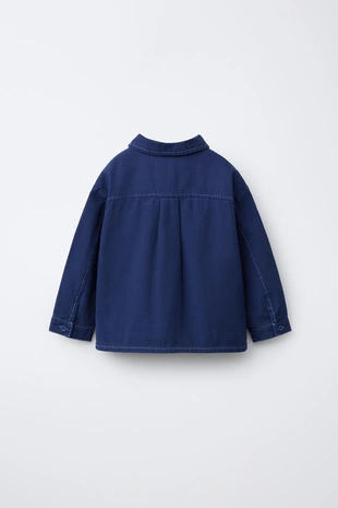 Куртка-рубашка с нашивкой «сердце»- Заказать в России