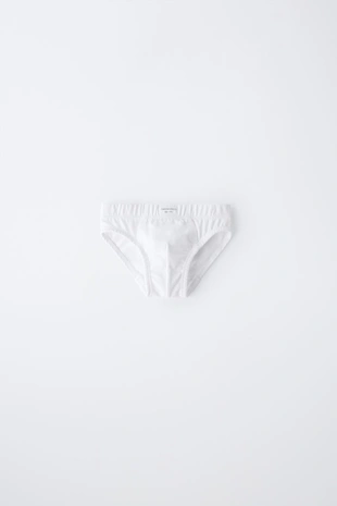 1,5-6 лет/набор из трех гладких трусов с этикеткой- Заказать в России