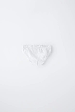 1,5-6 лет/набор из трех гладких трусов с этикеткой- Заказать в России