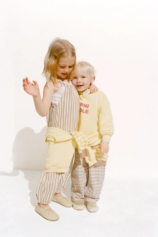 ZARA TIMELESS — длинный комбинезон в полоску- Заказать в России