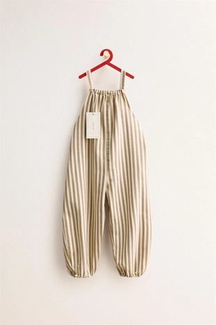 ZARA TIMELESS — длинный комбинезон в полоску- Заказать в России