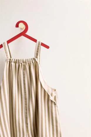 ZARA TIMELESS — длинный комбинезон в полоску- Заказать в России