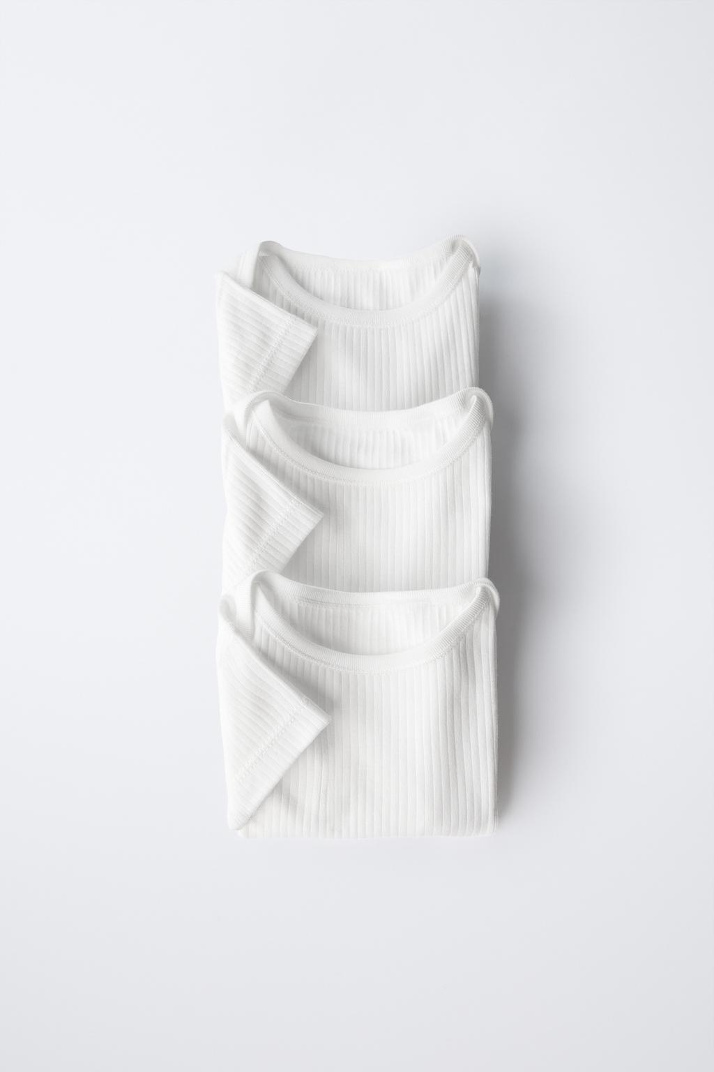 НАБОР ИЗ ТРЕХ БОДИ С КОРОТКИМИ РУКАВАМИ