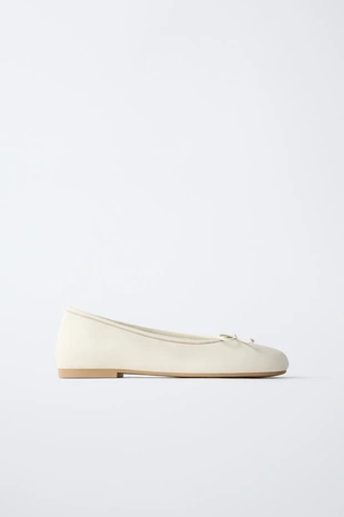 Кожаные балетки- Заказать в России