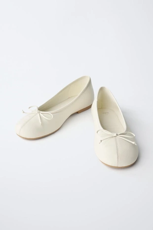 Кожаные балетки- Заказать в России