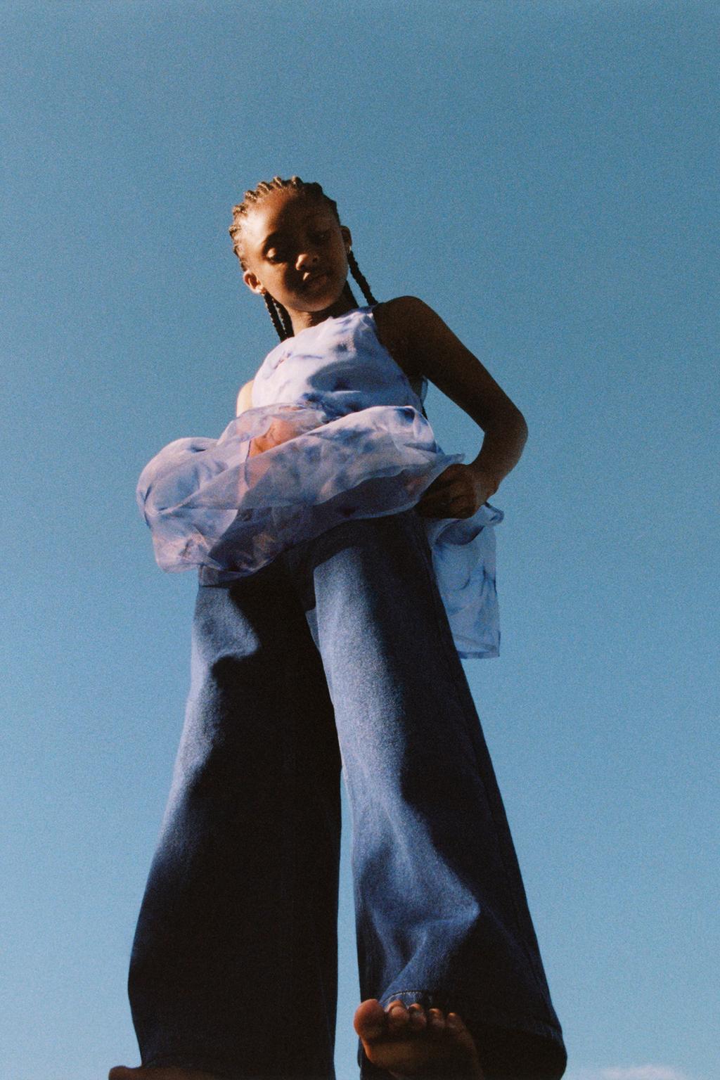 Джинсы кюлот