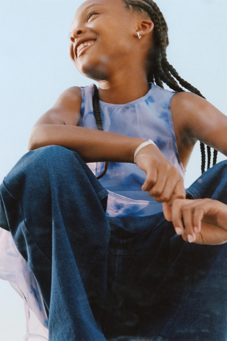 Цветочное платье из органзы