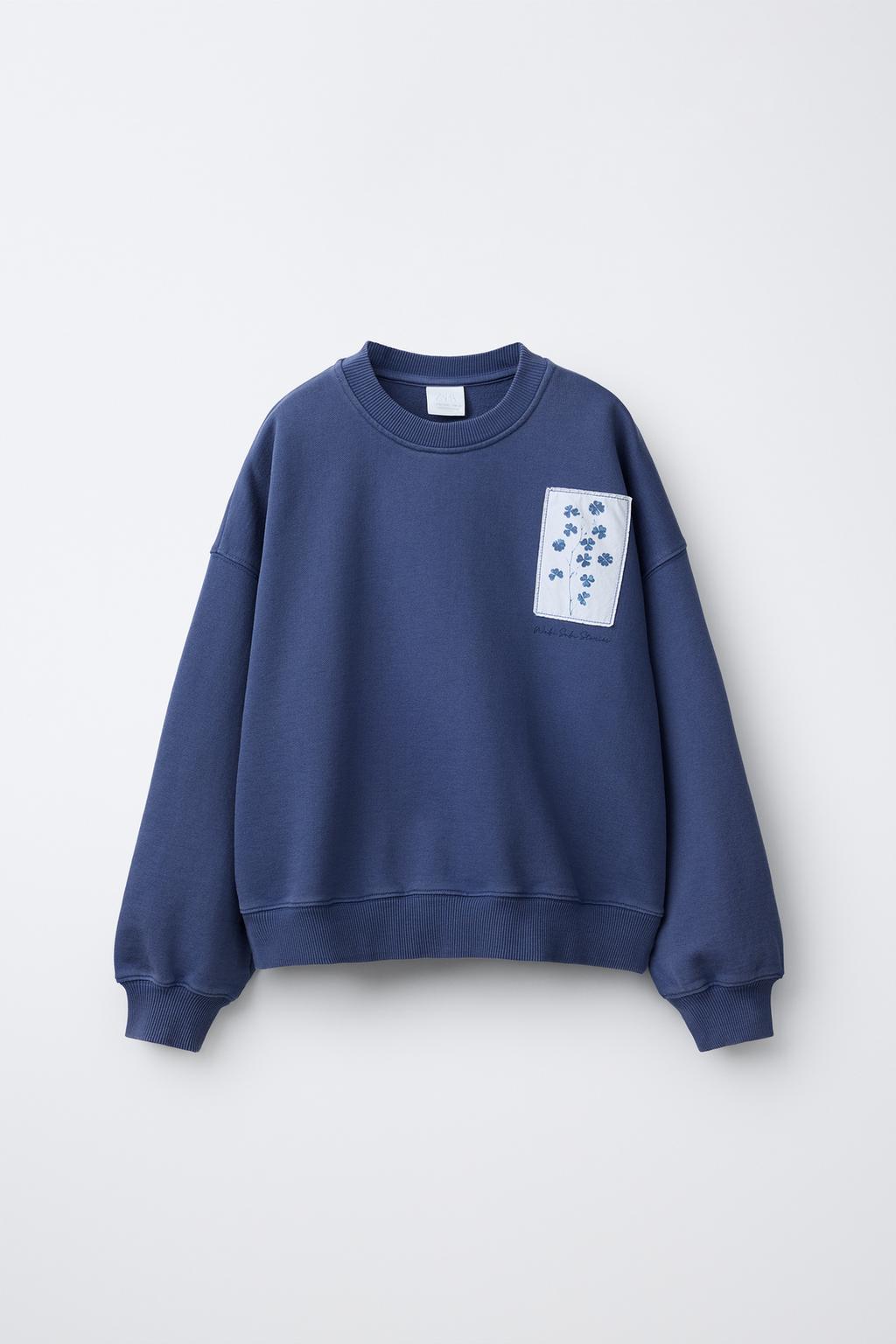 ТОЛСТОВКА С ЦВЕТОЧНЫМ ПРИНТОМ