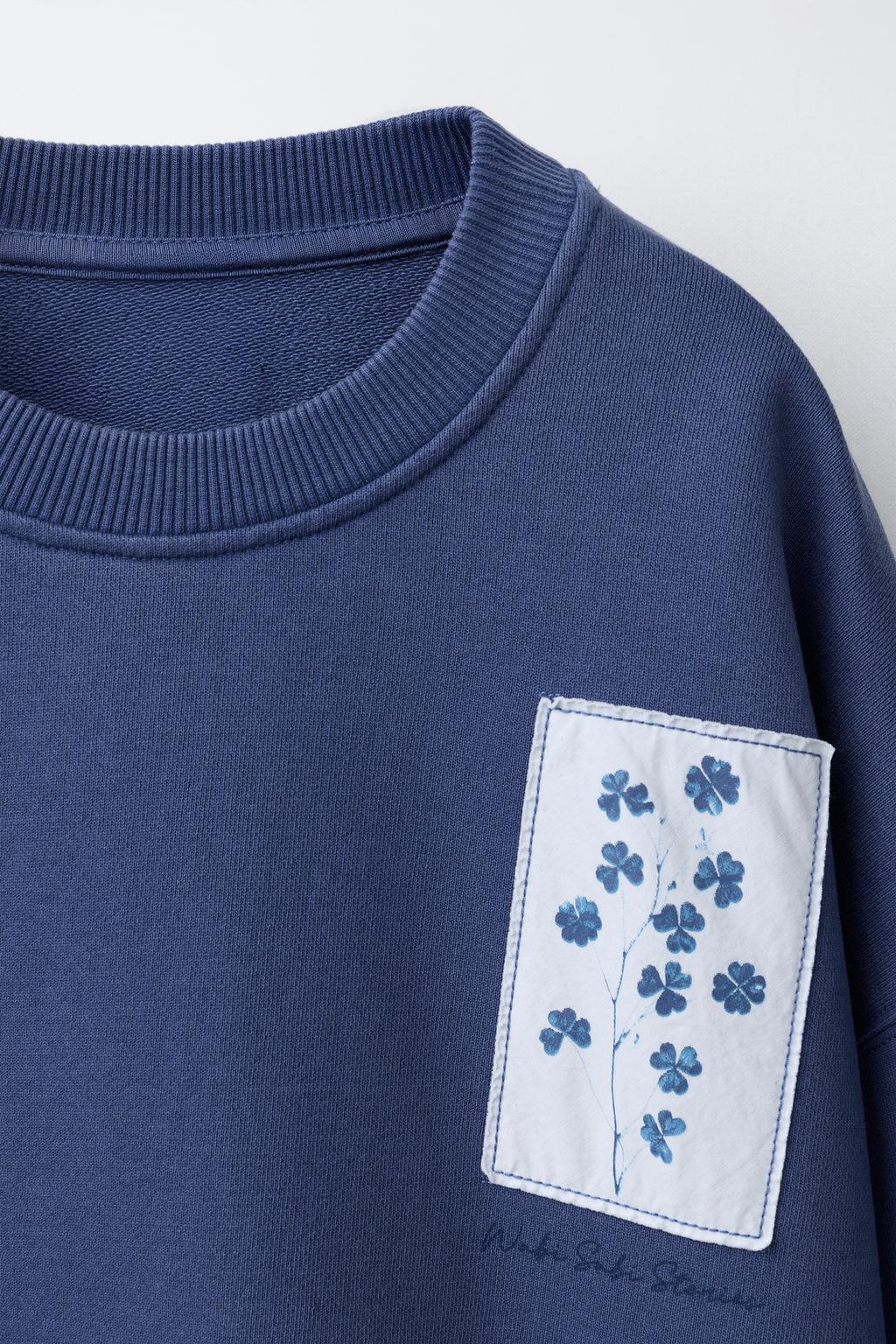 ТОЛСТОВКА С ЦВЕТОЧНЫМ ПРИНТОМ