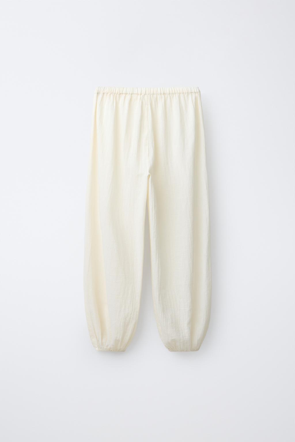 6-14 ЛЕТ/ПИЖАМА С ВЫШИТЫМИ ЦВЕТАМИ