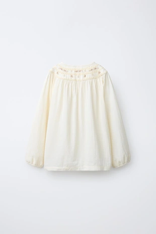 6-14 лет/пижама с вышитыми цветами- Заказать в России