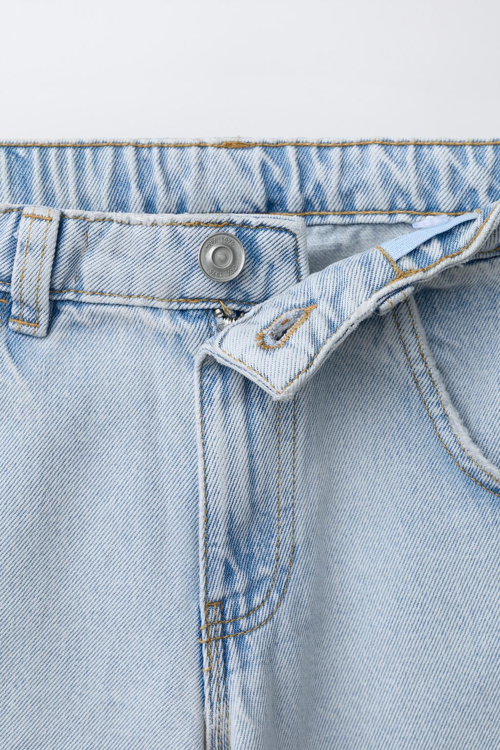 ДЖИНСЫ КАРГО С ЭТИКЕТКОЙ