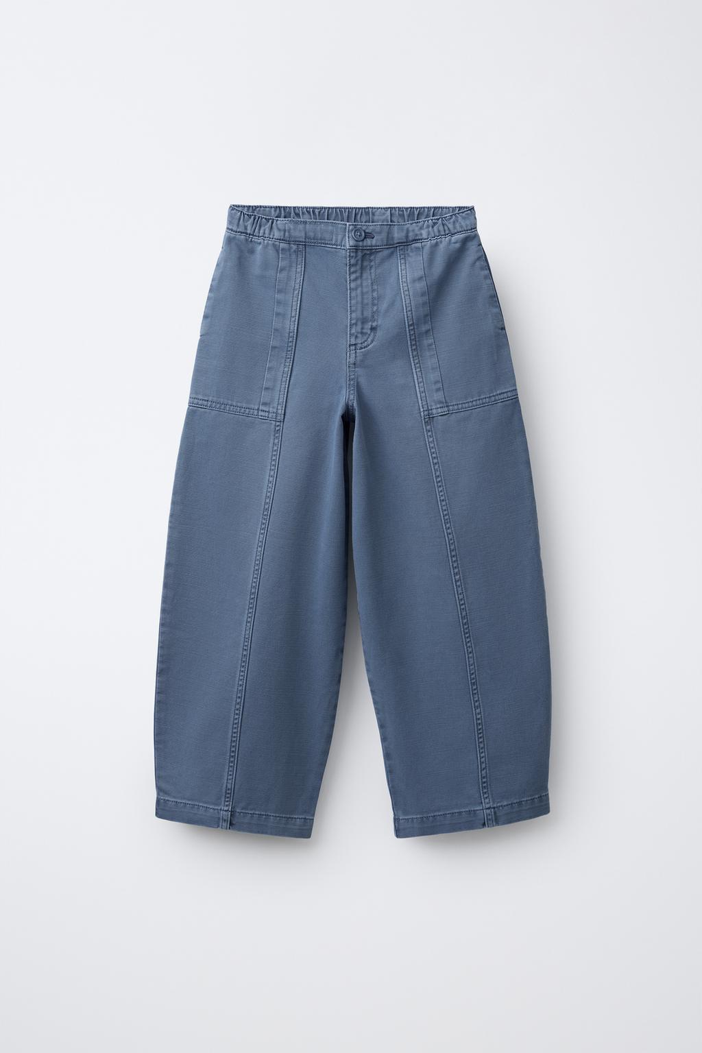 БРЮКИ BALLOON С ДЕКОРАТИВНЫМ ШВОМ