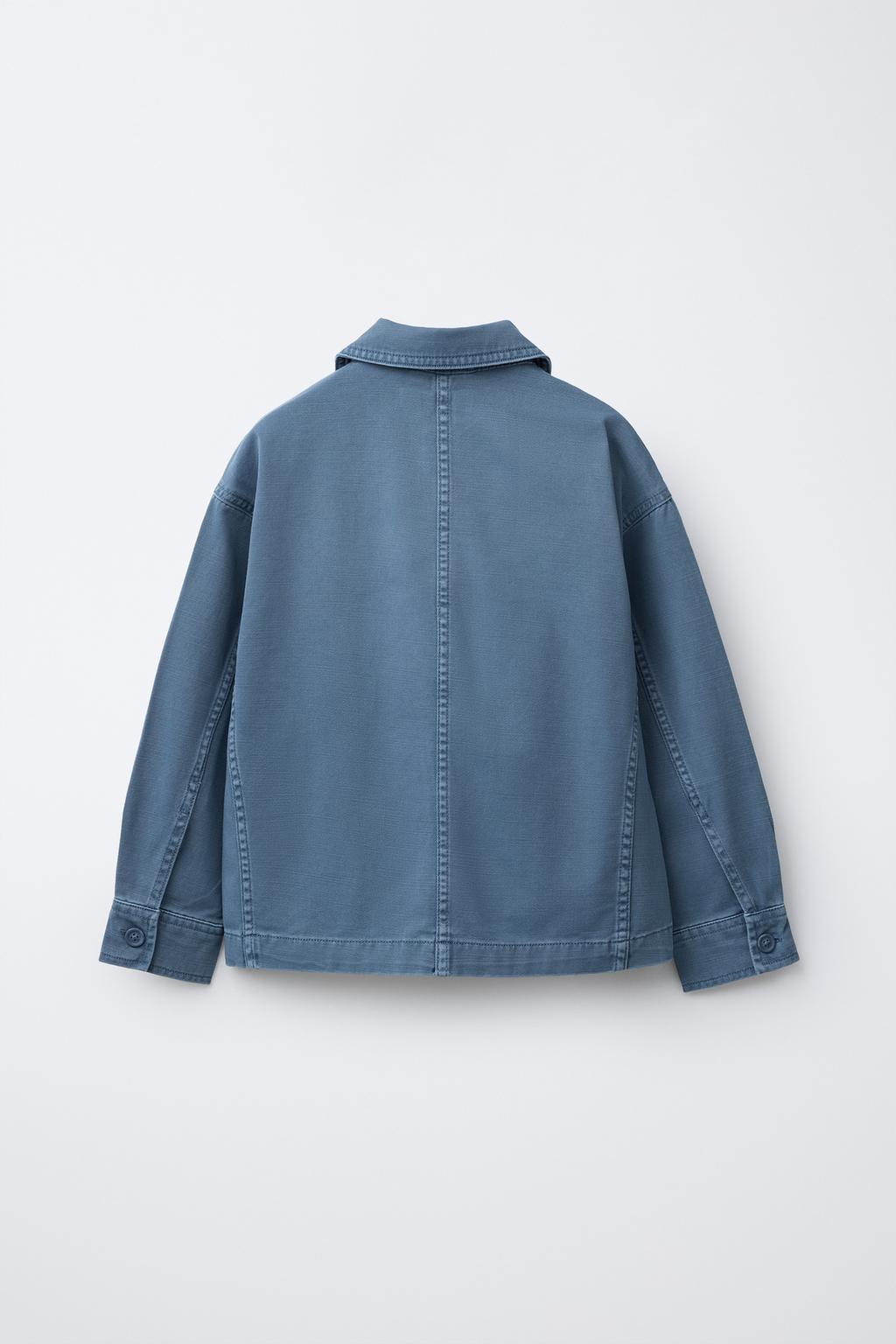 КУРТКА-РУБАШКА ACID WASH С КАРМАНАМИ