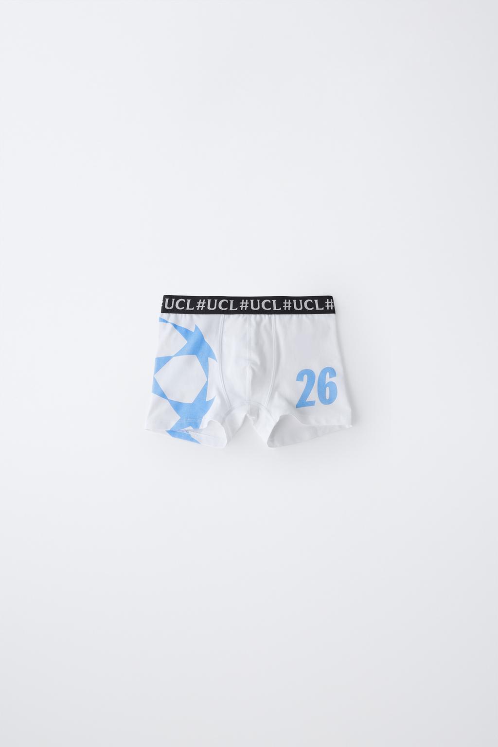 6–14 ЛЕТ/ НАБОР ИЗ ДВУХ ТРУСОВ-БОКСЕРОВ UEFA CHAMPIONS LEAGUE ®