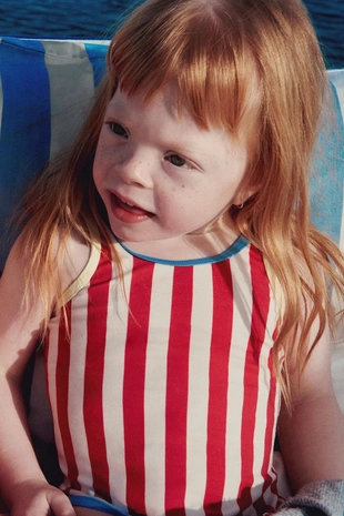 ZARA TIMELESS — купальник в полоску- Заказать в России