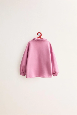 ZARA TIMELESS - однотонная толстовка с воротником поло- Заказать в России