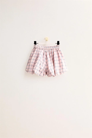 ZARA TIMELESS - шорты-бермуды в клетку с эффектом шара- Заказать в России