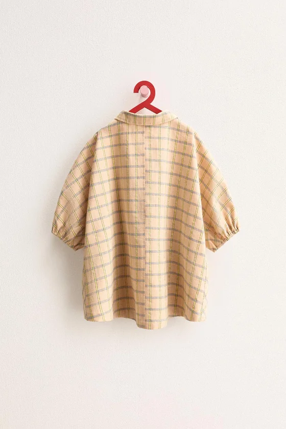 Zara «Timeless» — ПЛАТЬЕ-РУБАШКА В КЛЕТКУ