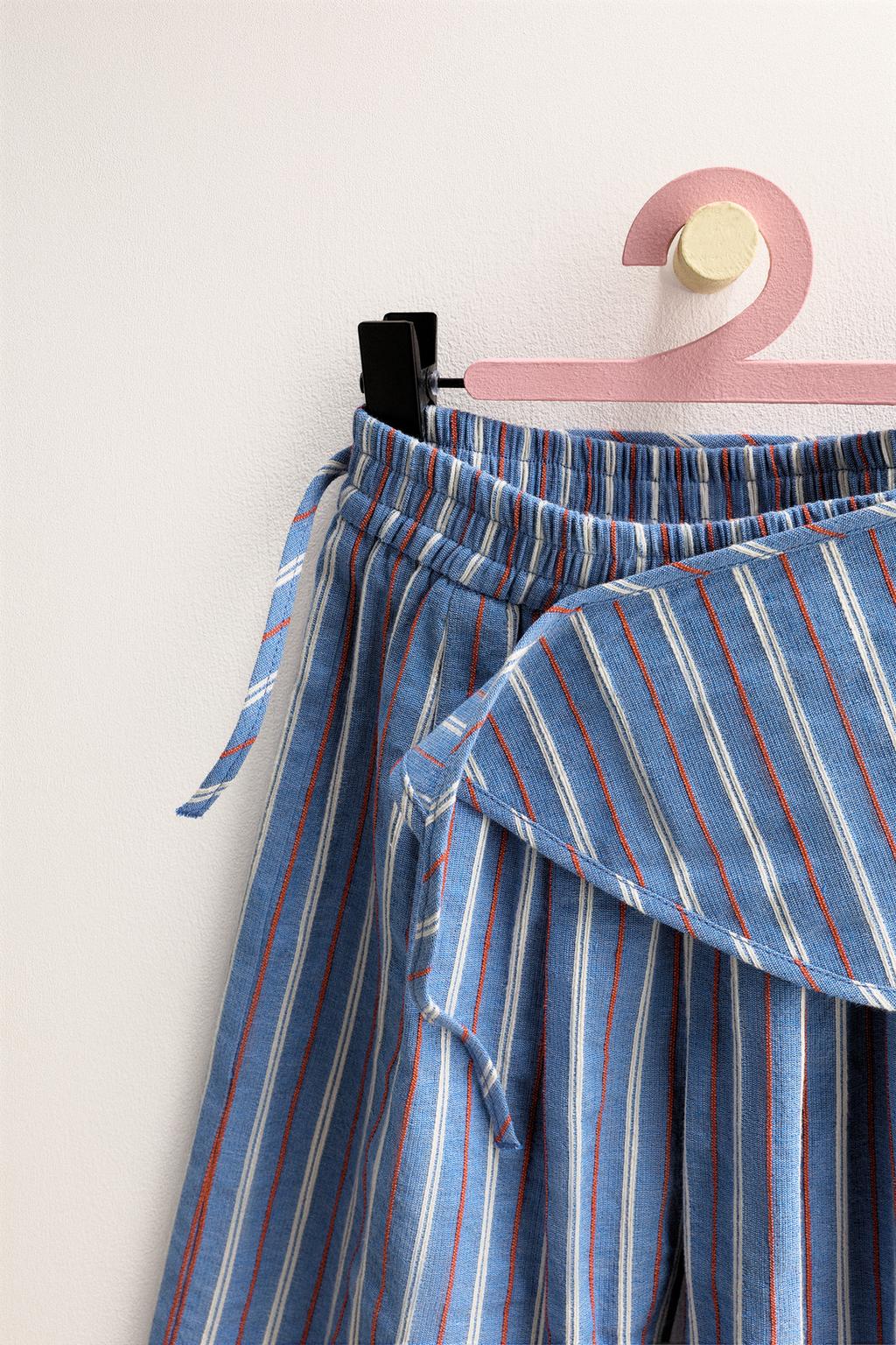 ZARA TIMELESS - БРЮКИ-ПАРЕО В ПОЛОСКУ