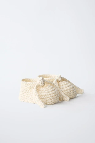 Босоножки-сапоги из хлопка- Заказать в России