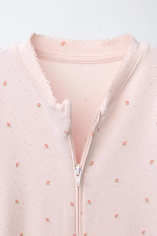 Набор из двух утепленных комбинезонов с цветочным принтом- Заказать в России