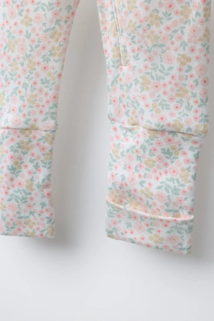 Набор из двух утепленных комбинезонов с цветочным принтом- Заказать в России