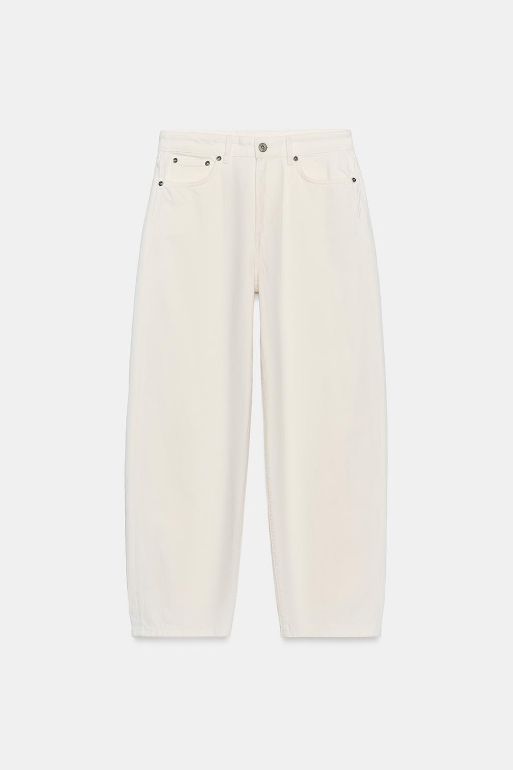 ЗАУЖЕННЫЕ ДЖИНСЫ СО СРЕДНЕЙ ПОСАДКОЙ — ZW COLLECTION