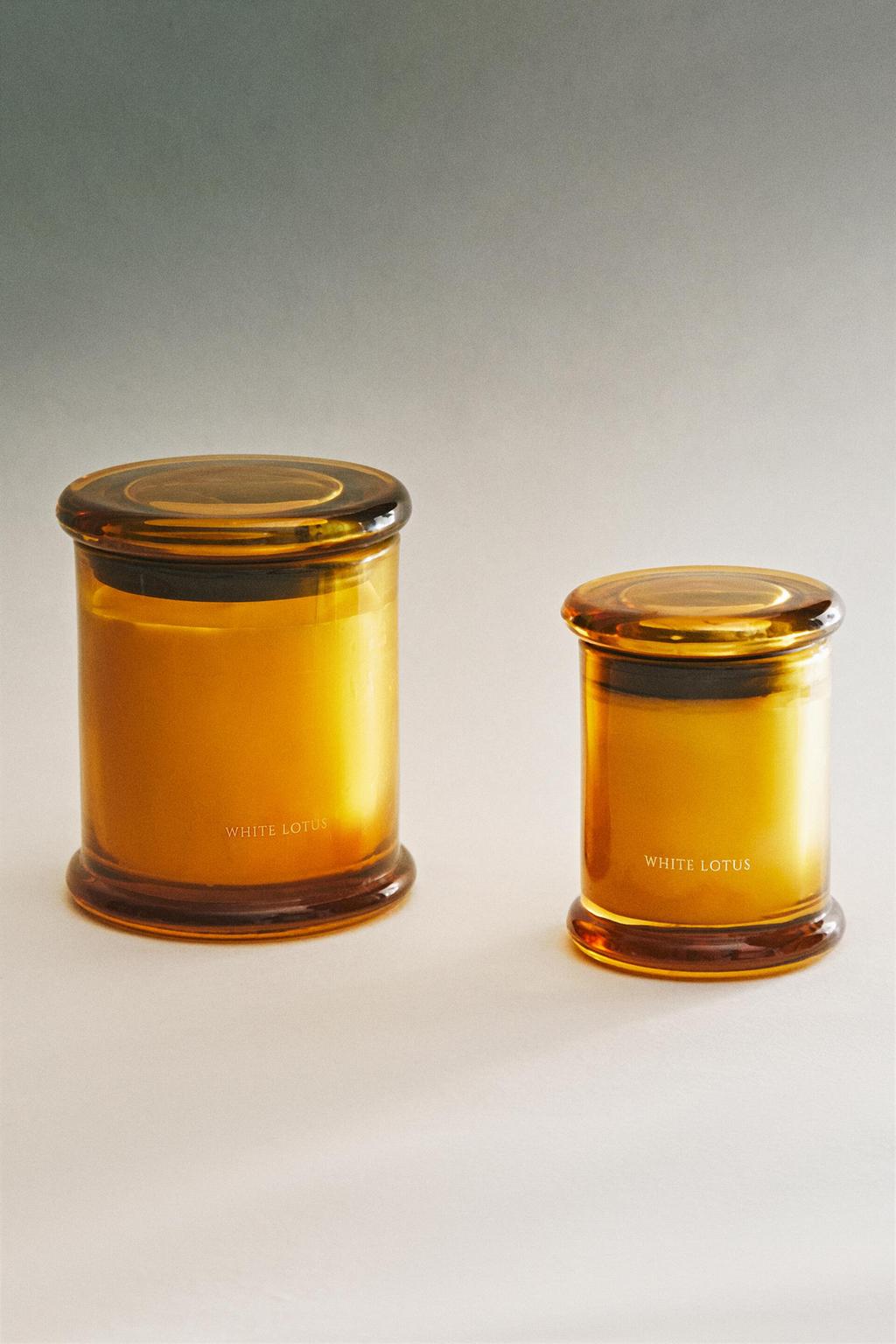 (350 г) ароматическая свеча white lotus