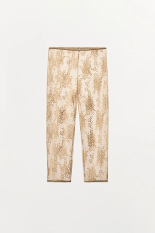 Кружевные леггинсы- Заказать в России