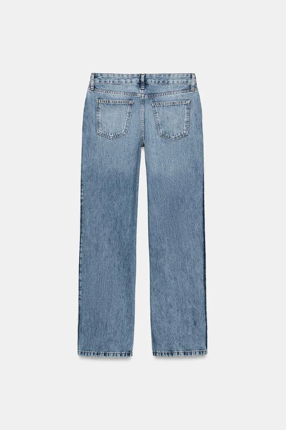 ДЖИНСЫ  С НИЗКОЙ ПОСАДКОЙ — коллекция Zara «ZW»
