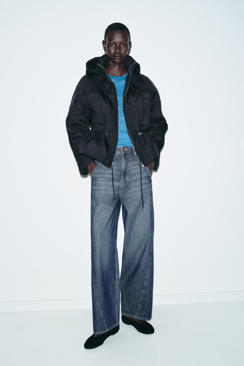 СТЕГАНАЯ КУРТКА С КАПЮШОНОМ