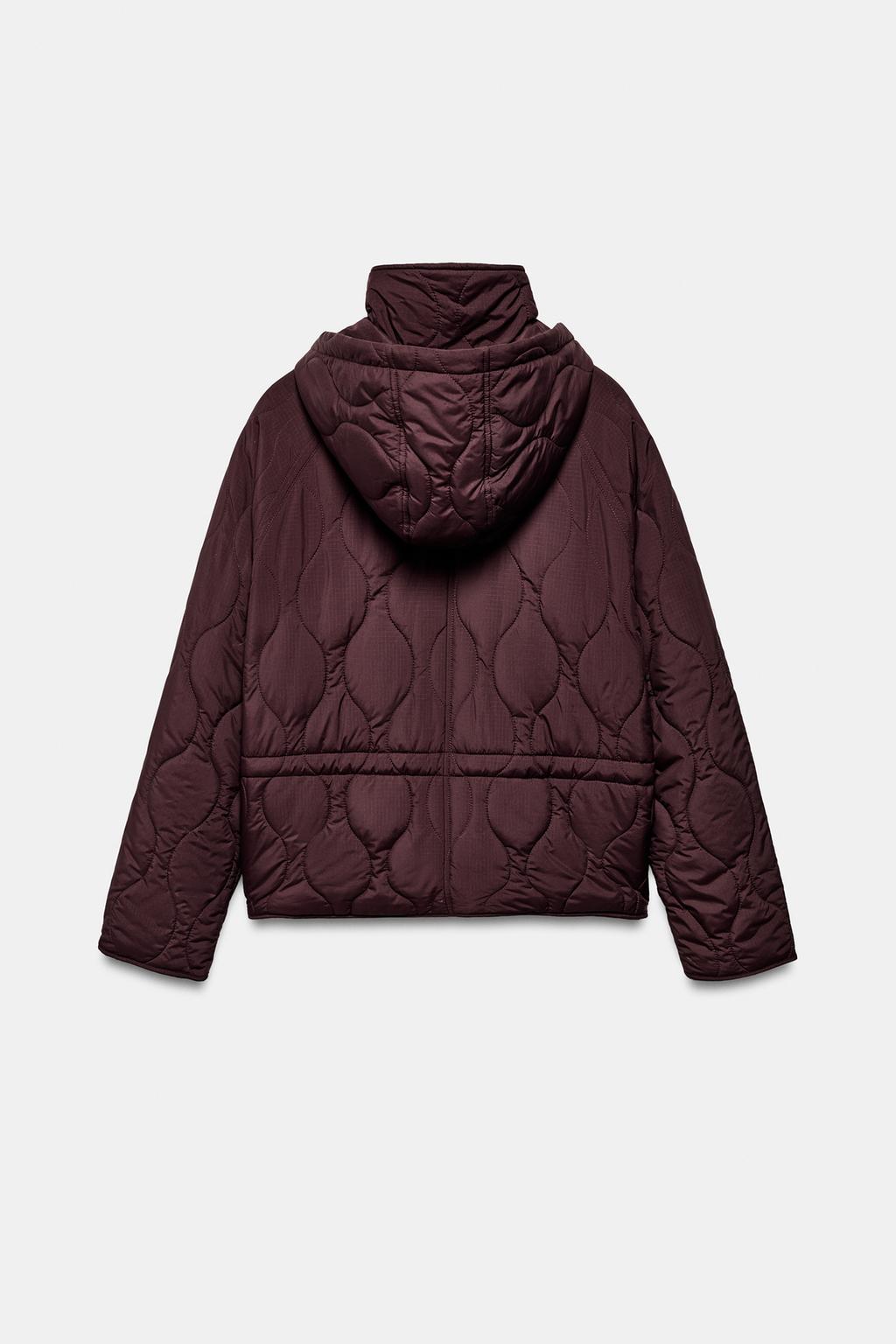 СТЕГАНАЯ КУРТКА С КАПЮШОНОМ