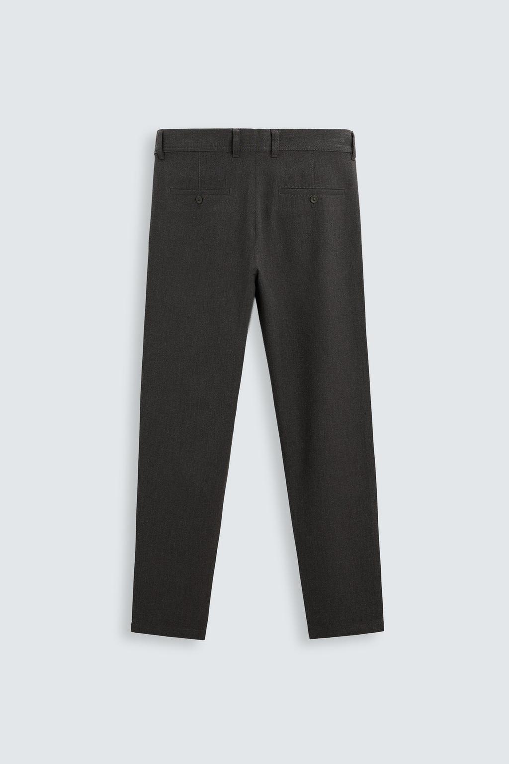 БРЮКИ ЧИНОС ИЗ КОМФОРТНОЙ РЕЛЬЕФНОЙ ТКАНИ