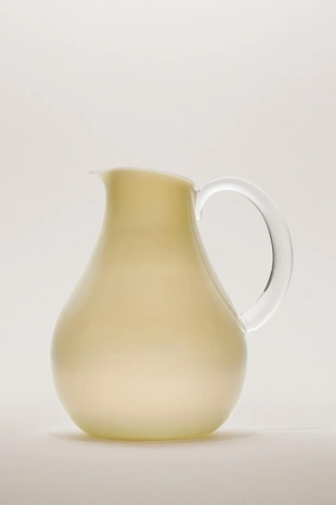 Прозрачный кувшин из цветного боросиликатного стекла- Заказать в России