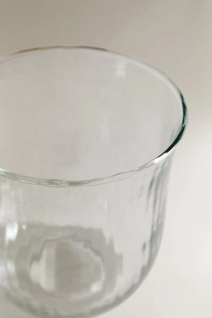 Стакан из стекла с объемным дизайном- Заказать в России